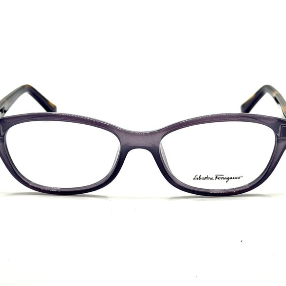 NEW SALVATORE FERRAGAMO SF 2722 516 Lilac Purple Women Eyeglasses 53mm 16 140 - Picture 2 of 8